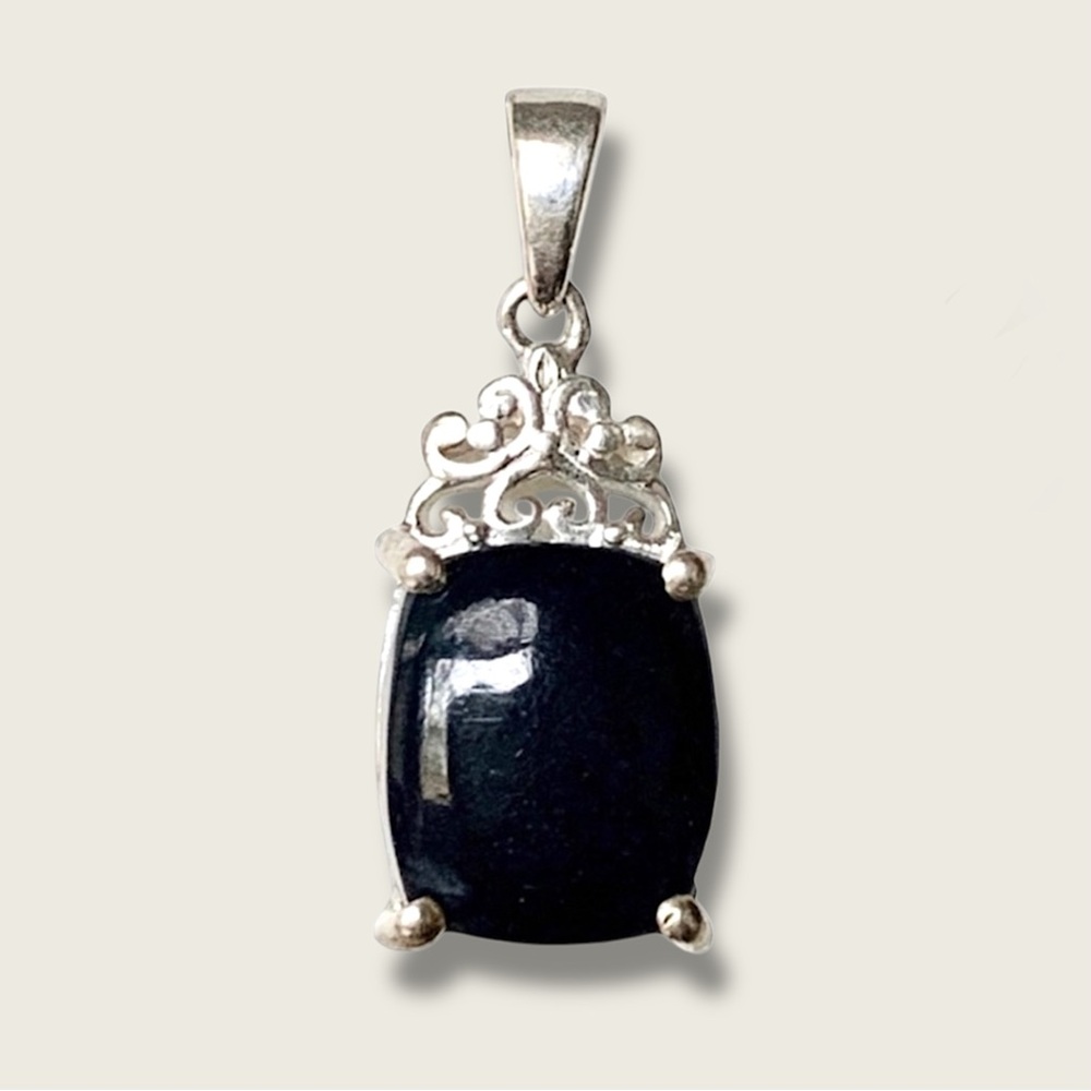 925 Sterling Silver Pendant Oval